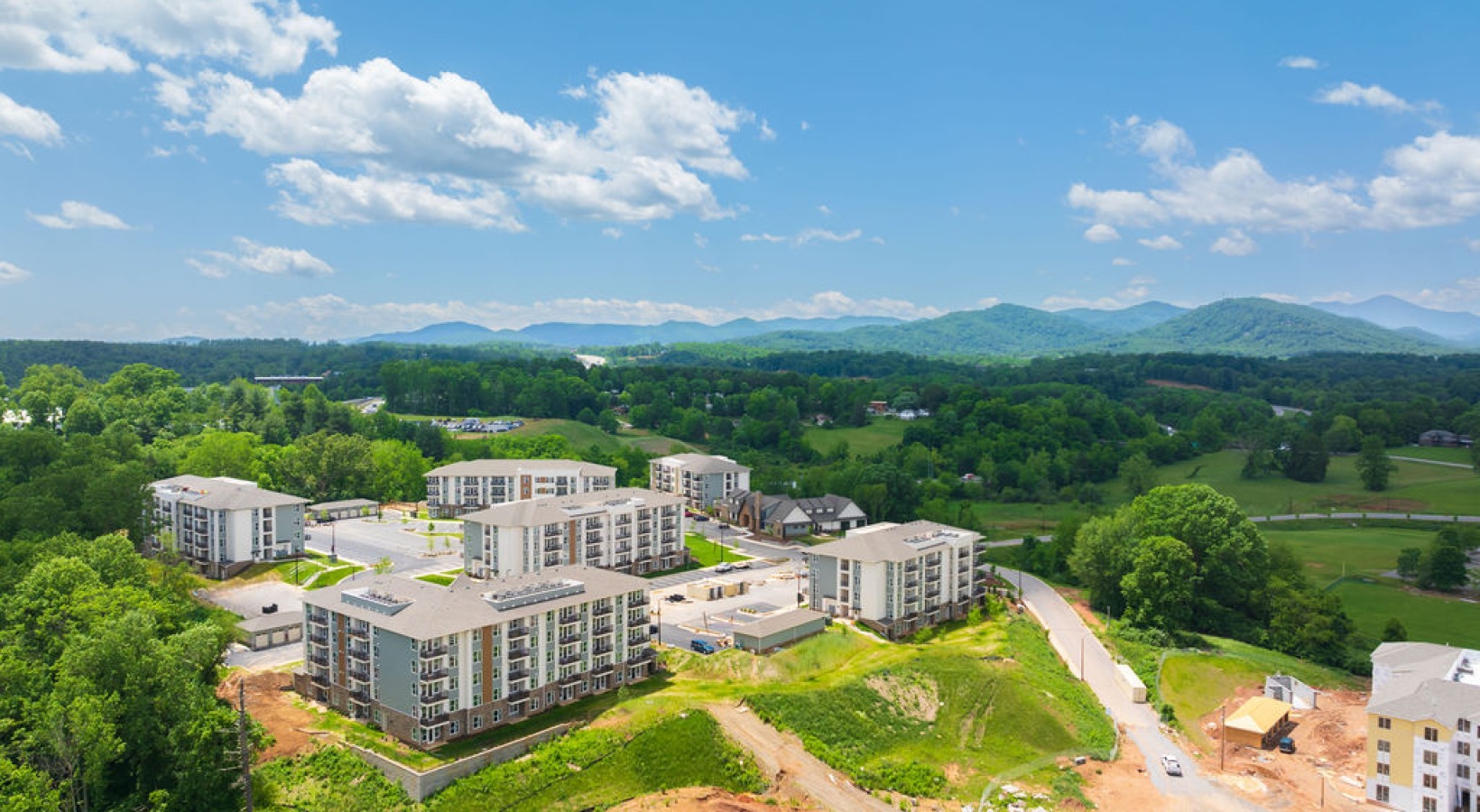 Hominy at RiverBlue aerial shot