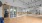 well lit workout studio with ballet bars