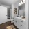 tub/shower combo in bathroom