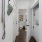 laundry closet in hallway entryway